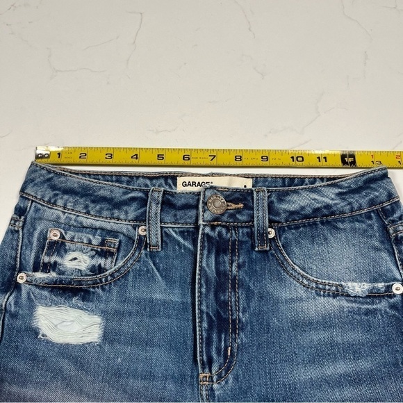 Garage Mom Cut Off Denim Shorts Sz 01 - Picture 8 of 10